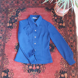 NAVY VINTAGE JACKET/ BLAZER 8/10