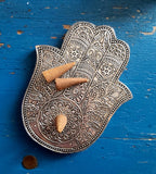 HAMSA HAND INCENSE PLATES