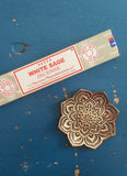 FLOWER INCENSE HOLDER