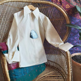 DEADSTOCK 70s SHIRT/ BLOUSE- AGE 5/6