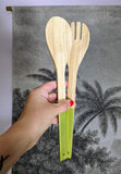 BAMBOO SALAD SERVERS