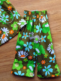 1970s VINTAGE DEADSTOCK FLOWER POWER 2 PIECE SUITS