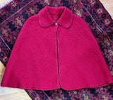 FLUFFY FRENCH VINTAGE CAPE