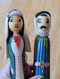 EGYPTIAN WOODEN DOLLS- sale