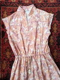 SWEET VINTAGE PASTEL FLORAL DRESS- 10