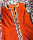 AMAZING ORANGE LONG WAISTCOAT- 14