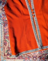 AMAZING ORANGE LONG WAISTCOAT- 14