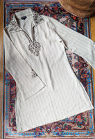 CREAM TUNIC/ KAFTAN- 10/12