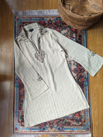 CREAM TUNIC/ KAFTAN- 10/12